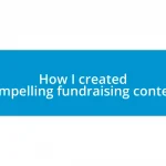 How I created compelling fundraising content